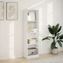 Estantería de madera de ingeniería blanca 40x24x143 cm de , Librerías y estanterías - Ref: Foro24-857783, Precio: 43,43 €, De...