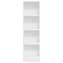 Estantería de madera de ingeniería blanca 40x24x143 cm de , Librerías y estanterías - Ref: Foro24-857783, Precio: 44,67 €, De...