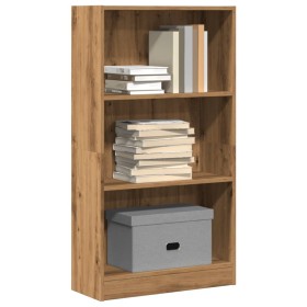 Estantería de madera de ingeniería roble artesano 60x24x109 cm de , Librerías y estanterías - Ref: Foro24-857811, Precio: 41,...