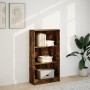 Estantería madera de ingeniería roble ahumado 60x24x109 cm de , Librerías y estanterías - Ref: Foro24-857807, Precio: 41,88 €...