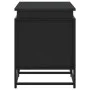 Caja almacenaje con tapa madera ingeniería negro 100x40x51,5 cm de , Cestas para almacenaje - Ref: Foro24-848804, Precio: 86,...