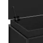 Caja almacenaje con tapa madera ingeniería negro 100x40x51,5 cm de , Cestas para almacenaje - Ref: Foro24-848804, Precio: 86,...