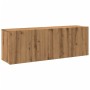 Muebles para TV de pared 2 unidades roble artesanal 60x30x41 cm de , Muebles TV - Ref: Foro24-857665, Precio: 73,04 €, Descue...