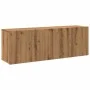 Muebles para TV de pared 2 unidades roble artesanal 60x30x41 cm de , Muebles TV - Ref: Foro24-857665, Precio: 71,96 €, Descue...