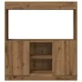 Aparador de madera de ingeniería roble artisian 92x33x100 cm de , Librerías y estanterías - Ref: Foro24-855132, Precio: 72,30...