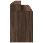 Escritorio con LED madera ingeniería marrón roble 200x55x91 cm de , Escritorios - Ref: Foro24-3309444, Precio: 192,16 €, Desc...