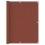 Toldo para balcón de tela oxford terracota 120x400 cm de vidaXL, Sombrillas - Ref: Foro24-134981, Precio: 22,39 €, Descuento: %