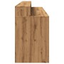 Escritorio con LED madera ingeniería roble artisian 200x55x91cm de , Escritorios - Ref: Foro24-3309446, Precio: 190,66 €, Des...