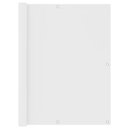Balkonmarkise aus weißem Oxford-Stoff, 120 x 500 cm von vidaXL, Sonnenschirme - Ref: Foro24-134898, Preis: 20,51 €, Rabatt: %