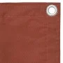 Toldo para balcón de tela oxford terracota 120x400 cm de vidaXL, Sombrillas - Ref: Foro24-134981, Precio: 22,39 €, Descuento: %