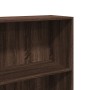 Estantería de madera de ingeniería marrón roble 60x30x189 cm de , Librerías y estanterías - Ref: Foro24-857923, Precio: 92,58...
