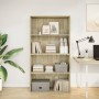 Estantería de madera de ingeniería roble Sonoma 80x30x152 cm de , Librerías y estanterías - Ref: Foro24-857942, Precio: 68,58...
