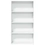 Estantería de madera de ingeniería blanca 80x30x152 cm de , Librerías y estanterías - Ref: Foro24-857940, Precio: 68,67 €, De...