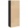 Estantería de madera de ingeniería negra 60x30x152 cm de , Librerías y estanterías - Ref: Foro24-857909, Precio: 70,65 €, Des...