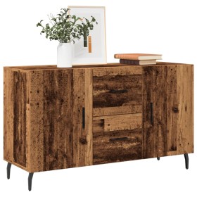 Aparador de madera de ingeniería envejecida 100x36x60 cm de , Aparadores - Ref: Foro24-857322, Precio: 109,24 €, Descuento: %