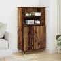 Aparador alto madera de ingeniería envejecida 60x36x110 cm de , Aparadores - Ref: Foro24-857458, Precio: 87,64 €, Descuento: %