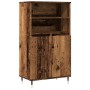 Aparador alto madera de ingeniería envejecida 60x36x110 cm de , Aparadores - Ref: Foro24-857458, Precio: 87,64 €, Descuento: %