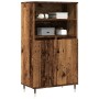 Aparador alto madera de ingeniería envejecida 60x36x110 cm de , Aparadores - Ref: Foro24-857458, Precio: 87,64 €, Descuento: %