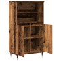 Aparador alto madera de ingeniería envejecida 60x36x110 cm de , Aparadores - Ref: Foro24-857458, Precio: 87,64 €, Descuento: %