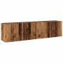Muebles de TV de pared 2 uds madera envejecida 80x30x41 cm de , Muebles TV - Ref: Foro24-857667, Precio: 73,71 €, Descuento: %