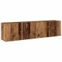 Muebles de TV de pared 2 uds madera envejecida 80x30x41 cm de , Muebles TV - Ref: Foro24-857667, Precio: 72,79 €, Descuento: %