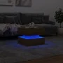 Mesa de centro con luces LED roble artisian 50x50x40 cm de , Mesas de centro - Ref: Foro24-857717, Precio: 70,34 €, Descuento: %