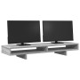 Soporte de pantalla madera ingeniería gris Sonoma 100x27x15 cm de , Bases y elevadores para ordenadores - Ref: Foro24-854756,...