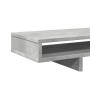 Soporte de pantalla madera ingeniería gris hormigón 100x27x15cm de , Bases y elevadores para ordenadores - Ref: Foro24-854754...
