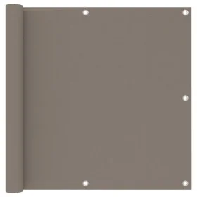 Taupe gray oxford fabric balcony awning 90x500 cm by vidaXL, Umbrellas - Ref: Foro24-134990, Price: 23,53 €, Discount: %