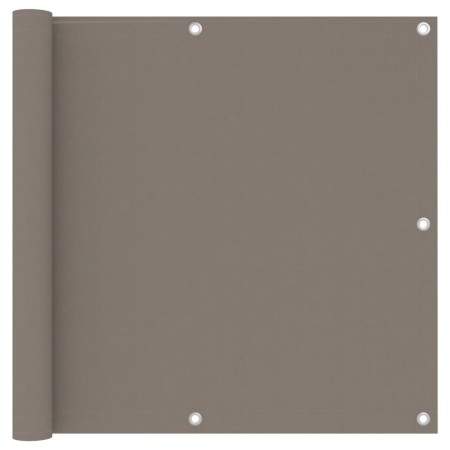Toldo para balcón de tela oxford gris taupe 90x500 cm de vidaXL, Sombrillas - Ref: Foro24-134990, Precio: 26,67 €, Descuento: %