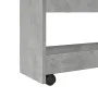 Carro de almacenaje estrecho 4 niveles madera gris hormigón by , Kitchen and dining carts - Ref: Foro24-855262, Price: 51,22 ...