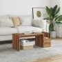 Mesa de centro madera ingeniería roble artisian 90x45x35 cm de , Mesas de centro - Ref: Foro24-856057, Precio: 42,36 €, Descu...