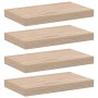 Estantes flotantes 4 uds madera de ingeniería 40x23,5x4 cm de , Estantes y estanterías - Ref: Foro24-4010684, Precio: 45,50 €...