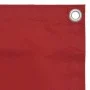 Toldo para balcón de tela oxford rojo 75x600 cm de vidaXL, Sombrillas - Ref: Foro24-135035, Precio: 25,74 €, Descuento: %