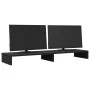 Soporte para monitor madera de ingeniería negro 100x27x10 cm de , Bases y elevadores para ordenadores - Ref: Foro24-854653, P...