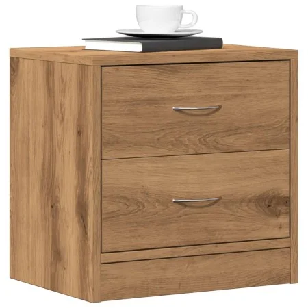 Mesita de noche madera de ingeniería roble artisian 40x30x40 cm de , Mesitas de noche - Ref: Foro24-855926, Precio: 41,21 €, ...