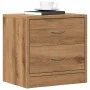 Mesita de noche madera de ingeniería roble artisian 40x30x40 cm de , Mesitas de noche - Ref: Foro24-855926, Precio: 41,21 €, ...