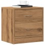 Mesita de noche madera de ingeniería roble artisian 40x30x40 cm de , Mesitas de noche - Ref: Foro24-855926, Precio: 41,87 €, ...