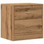 Mesita de noche madera de ingeniería roble artisian 40x30x40 cm de , Mesitas de noche - Ref: Foro24-855926, Precio: 41,21 €, ...