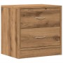 Mesita de noche madera de ingeniería roble artisian 40x30x40 cm de , Mesitas de noche - Ref: Foro24-855926, Precio: 41,87 €, ...