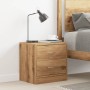 Mesita de noche madera de ingeniería roble artisian 40x30x40 cm de , Mesitas de noche - Ref: Foro24-855926, Precio: 41,87 €, ...