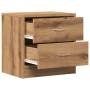 Mesita de noche madera de ingeniería roble artisian 40x30x40 cm de , Mesitas de noche - Ref: Foro24-855926, Precio: 41,87 €, ...