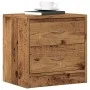 Mesita de noche madera de ingeniería envejecida 40x30x40 cm de , Mesitas de noche - Ref: Foro24-855924, Precio: 40,52 €, Desc...