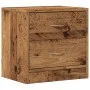 Mesita de noche madera de ingeniería envejecida 40x30x40 cm de , Mesitas de noche - Ref: Foro24-855924, Precio: 40,52 €, Desc...