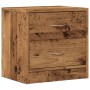 Mesita de noche madera de ingeniería envejecida 40x30x40 cm de , Mesitas de noche - Ref: Foro24-855924, Precio: 41,15 €, Desc...