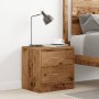Mesita de noche madera de ingeniería envejecida 40x30x40 cm de , Mesitas de noche - Ref: Foro24-855924, Precio: 41,15 €, Desc...