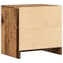 Mesita de noche madera de ingeniería envejecida 40x30x40 cm de , Mesitas de noche - Ref: Foro24-855924, Precio: 40,52 €, Desc...