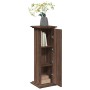 Pedestal expositor con almacenaje marrón roble 31x30x90 cm de , Soportes para macetas - Ref: Foro24-854613, Precio: 64,36 €, ...