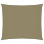 Toldo de vela rectangular tela Oxford beige 2,5x3 m de vidaXL, Sombrillas - Ref: Foro24-135150, Precio: 29,04 €, Descuento: %