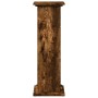 Pedestal expositor con almacenaje roble ahumado 31x30x90 cm de , Soportes para macetas - Ref: Foro24-854611, Precio: 65,49 €,...